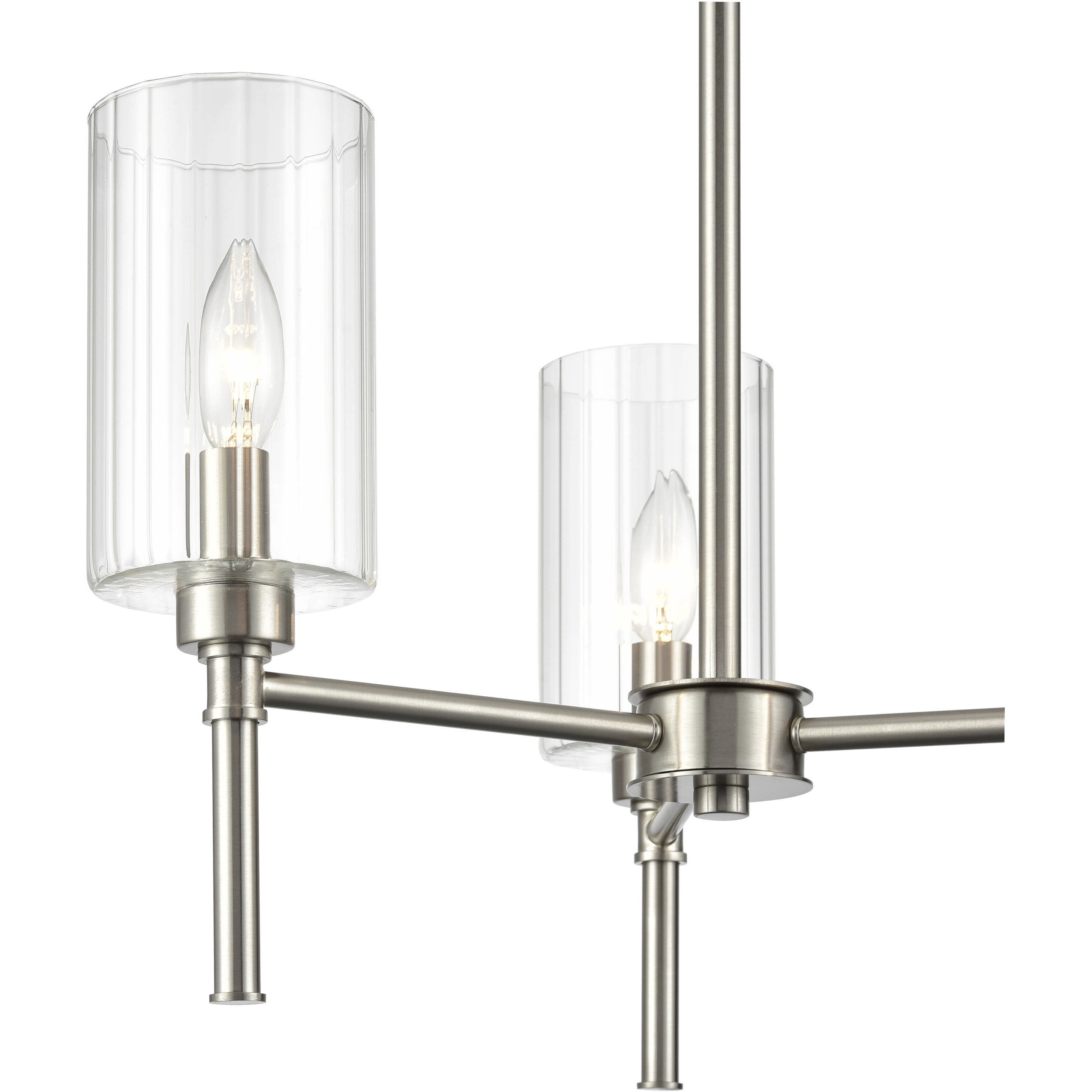 Chastine 3 Light 20 inch Brushed Nickel Chandelier Ceiling Light